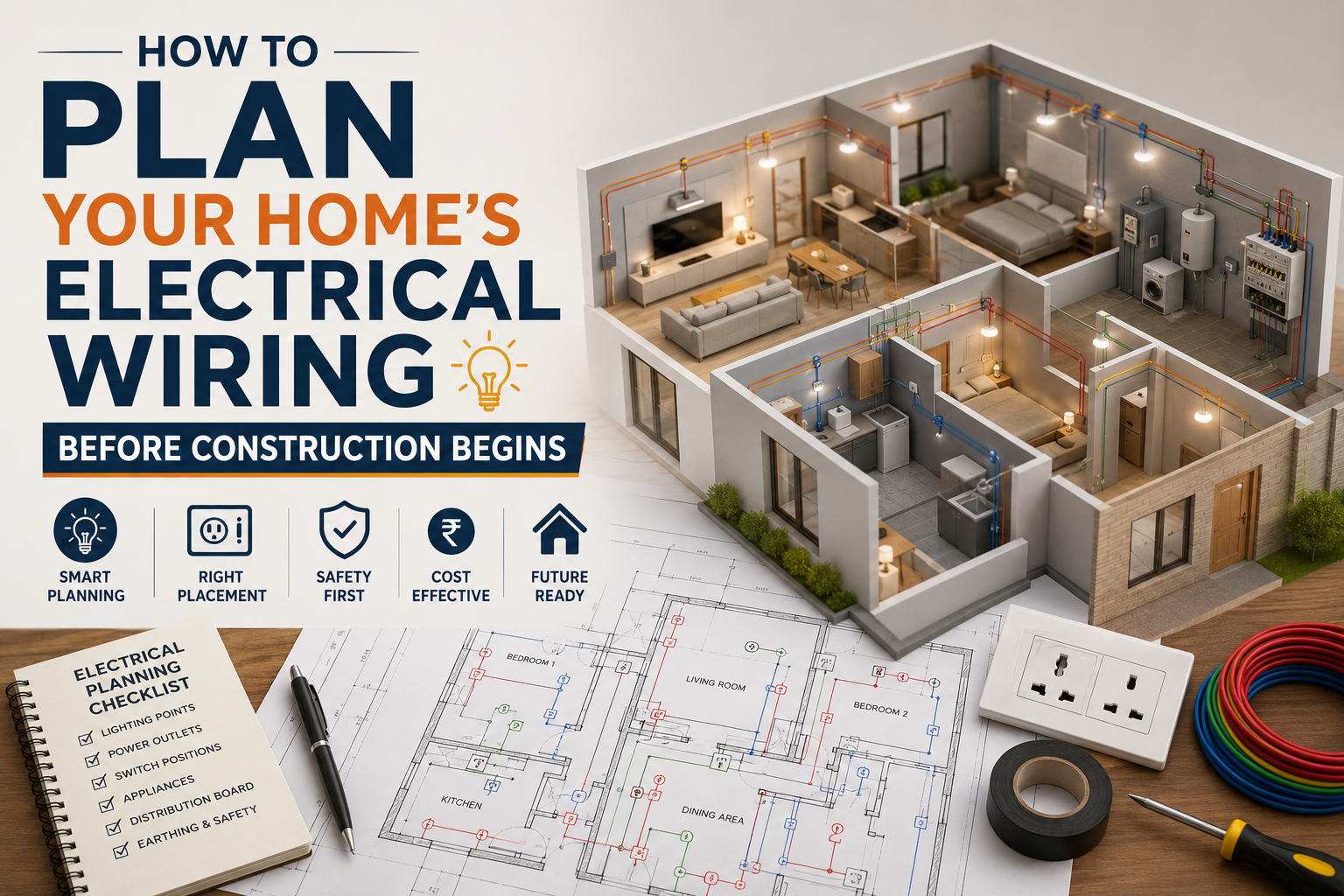 How to Plan Your Home’s Electrical Wiring Before Construction Begins
