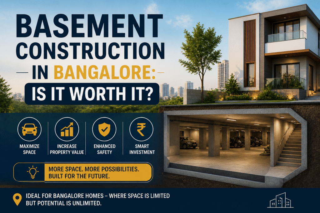 Basement Construction in Bangalore